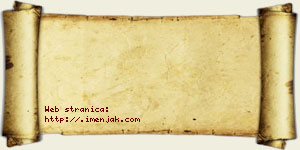 Isidor Belić vizit kartica